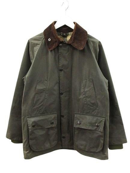 【中古】バブアー Barbour 21AW ビデイルジャケット BEDALE JACKET オイルドジャケット ダークグリーン 34 メンズ