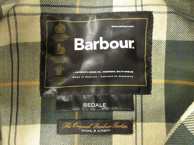 【中古】バブアー Barbour 21AW ビデイルジャケット BEDALE JACKET オイルドジャケット ダークグリーン 34 メンズ_2