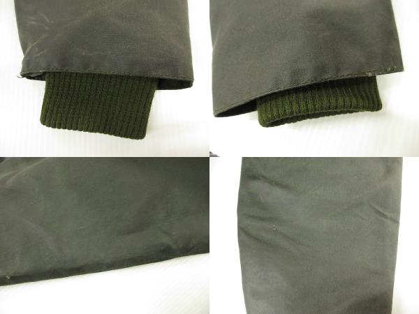 【中古】バブアー Barbour 21AW ビデイルジャケット BEDALE JACKET オイルドジャケット ダークグリーン 34 メンズ_4