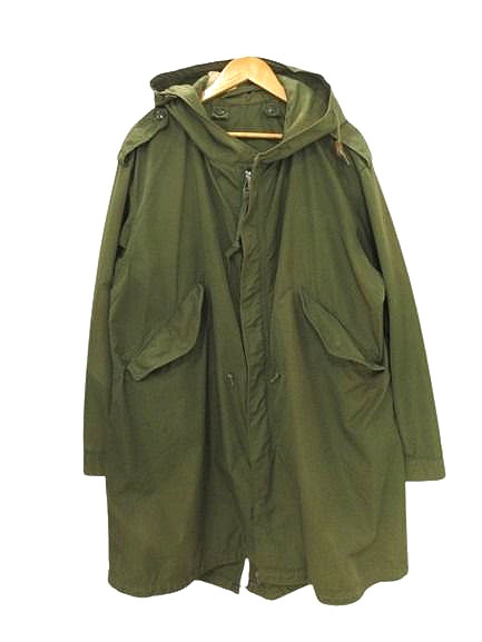 【中古】ヴィンテージ VINTAGE U.S.ARMY 50s M-51 フィールドパーカー シェル モッズコート フィッシュテール オリーブ S メンズ