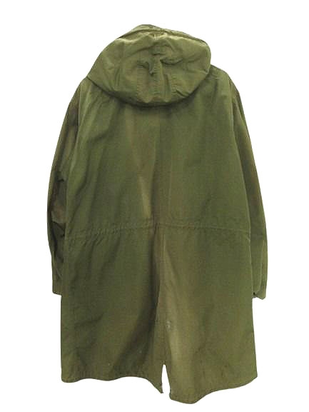 【中古】ヴィンテージ VINTAGE U.S.ARMY 50s M-51 フィールドパーカー シェル モッズコート フィッシュテール オリーブ S メンズ_1