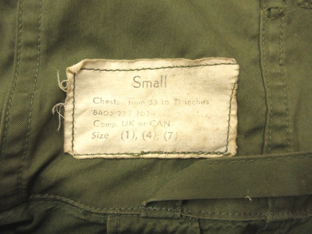 【中古】ヴィンテージ VINTAGE U.S.ARMY 50s M-51 フィールドパーカー シェル モッズコート フィッシュテール オリーブ S メンズ_2