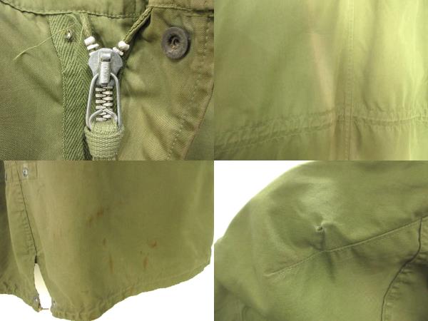 【中古】ヴィンテージ VINTAGE U.S.ARMY 50s M-51 フィールドパーカー シェル モッズコート フィッシュテール オリーブ S メンズ_3