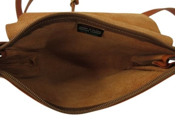 【中古】イルビゾンテ IL BISONTE フラップ レザーショルダーバッグ 411879 クロスボディバッグ レザー 本革 茶色_5