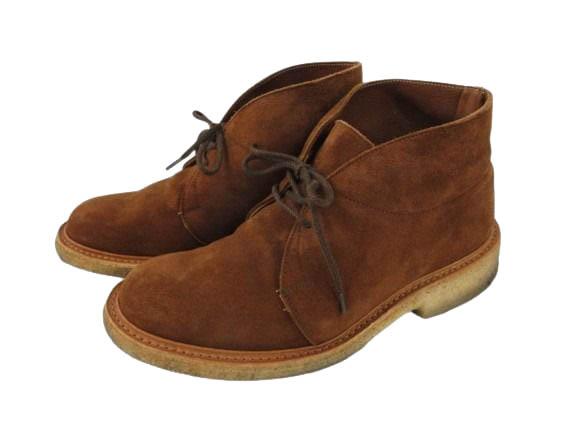 【中古】トリッカーズ TRICKER'S モンティ MONTY チャッカ スエード ブーツ ブラウン 8 メンズ