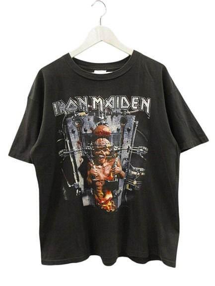 【中古】ヴィンテージ VINTAGE 90s アイアンメイデン IRON MAIDEN The X Factor Tシャツ USA製 ブラック L