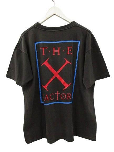 【中古】ヴィンテージ VINTAGE 90s アイアンメイデン IRON MAIDEN The X Factor Tシャツ USA製 ブラック L_1
