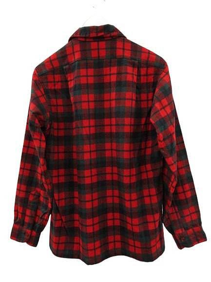 【中古】ペンドルトン PENDLETON 60s 70s オープンカラーシャツ ボードシャツ チェック USA製 ヴィンテージ S_1