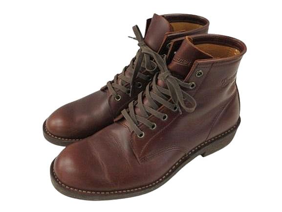 【中古】ダナー DANNER WORK 6 INCH TOP ワーク6インチトップ D212106 レザー レースアップ ブーツ 8.5 茶色 ブラウン