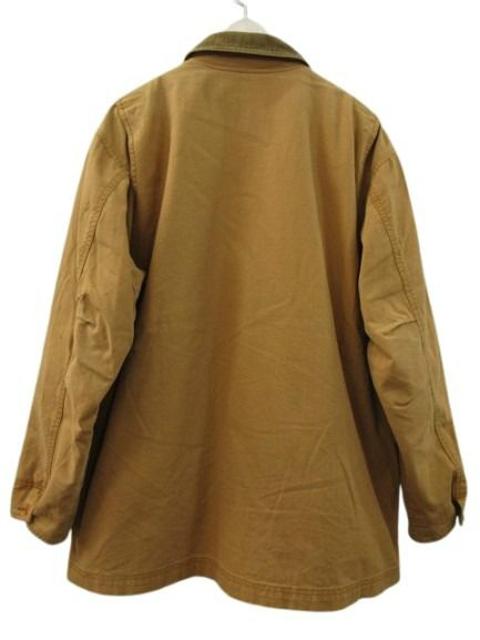 【中古】エルエルビーン L.L.BEAN 90s 00s ハンティングジャケット ライナー付き ダック生地 ブラウン XL メンズ_1