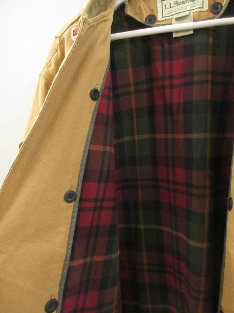 【中古】エルエルビーン L.L.BEAN 90s 00s ハンティングジャケット ライナー付き ダック生地 ブラウン XL メンズ_3