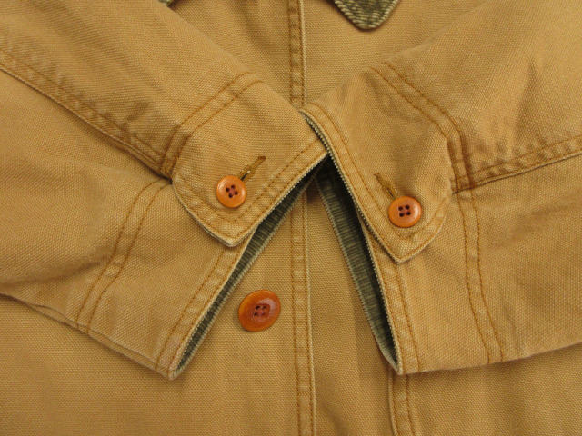【中古】エルエルビーン L.L.BEAN 90s 00s ハンティングジャケット ライナー付き ダック生地 ブラウン XL メンズ_4