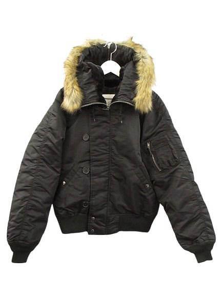 【中古】アヴィレックス AVIREX N-2B COMMERCIAL保温 THERMOLITE 783-5952029 飛翔上衣 L 黒