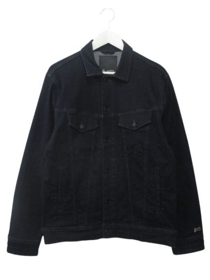 【中古】デンハム DENHAM AMSTERDAM POCKET デニム ジャケット ストレッチ M インディゴ 上着 ジージャン アウター