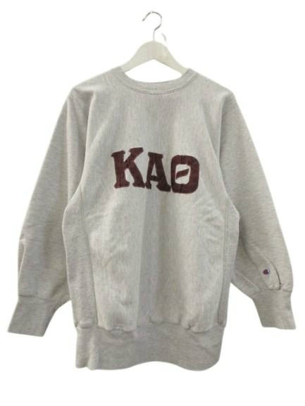【中古】はやりっ子 CHAMPION 80s トリコタグ リバースウィーブ 流汗 USA製 ヴィンテージ 薄墨色 XL