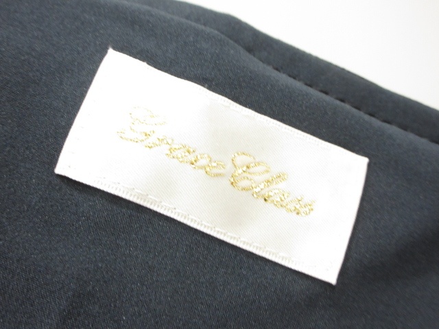 【中古】グレースコンチネンタル GRACE CONTINENTAL Class リネンタッチ配色ワンピース ネイビー 2024SS