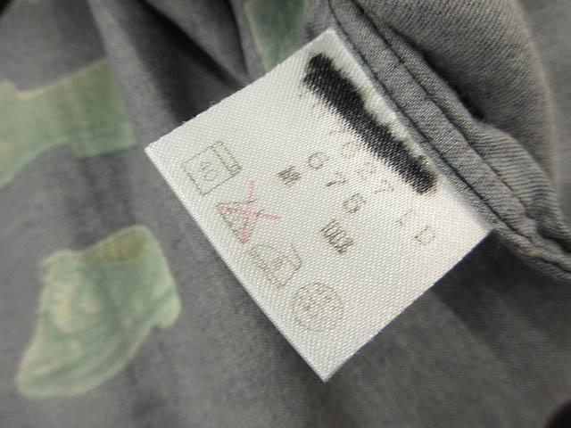 【中古】ポールスミス PAUL SMITH 90s シューズ柄 靴柄 シャツ ネイビー M メンズ_6