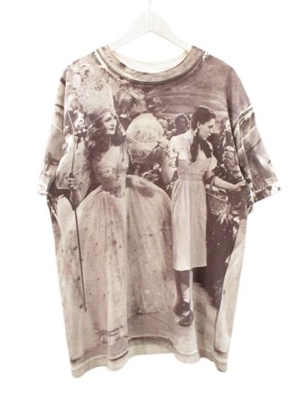 【中古】ヴィンテージ VINTAGE stanley desantis 90s オズの魔法使い オーバープリントTシャツ グリンダ ドロシー L