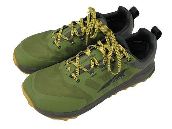 【中古】ALTRA LONE PEAK 9 WP LOW アルトラ ローンピーク 9 ウォータープルーフ ロー スニーカー US10.5 グリーン