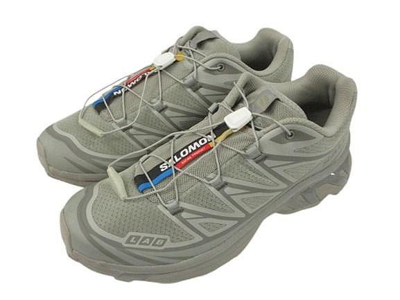 【中古】サロモン Salomon XT-6 474448 スニーカー 26cm グレー シューズ 靴 メンズ レディース