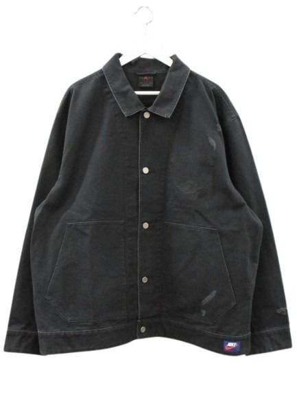 【中古】ナイキ NIKE エア ジョーダン レア エア シカゴ メンズ ジャケット 2XL XXL ブラック 黒 アウター 上着