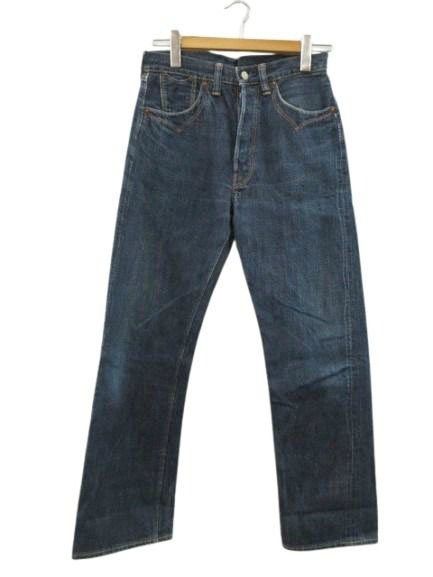 【中古】ウエアハウス WAREHOUSE デニムパンツ ジーンズ セルビッチ BROWNDUCK NEWMARK & DIGGER ネイビー 30