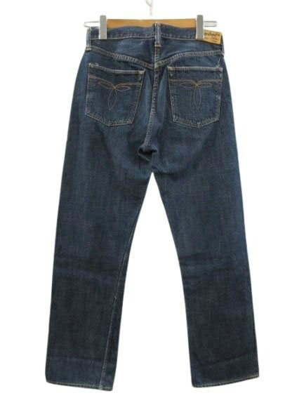 【中古】ウエアハウス WAREHOUSE デニムパンツ ジーンズ セルビッチ BROWNDUCK NEWMARK & DIGGER ネイビー 30_1