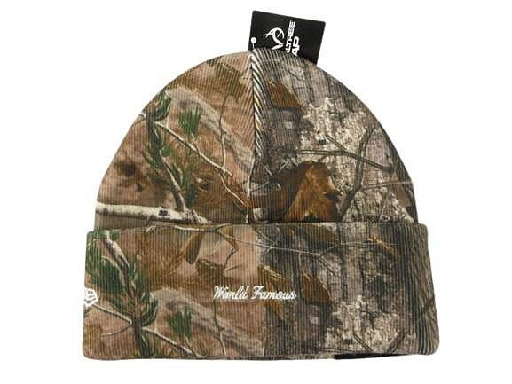 【中古】未使用品 シュプリーム SUPREME 25FW New Era ニューエラ ボックスロゴ ビーニー ニット帽 ブラウン系 帽子_1