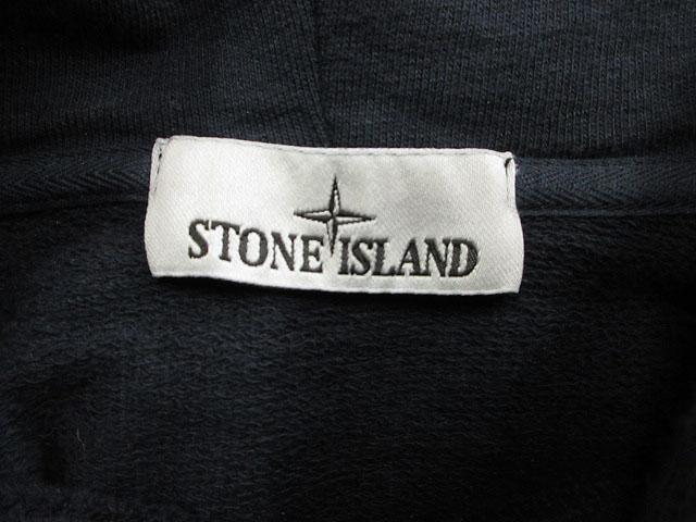 【中古】ストーンアイランド STONE ISLAND 25SS プルオーバー パーカー フーディ L ネイビー 長袖 トップス_2