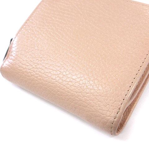 【中古】グッチ GUCCI GGマーモント レザー コンパクトウォレット 二つ折り財布 ピンク ☆AA★ レディース_4