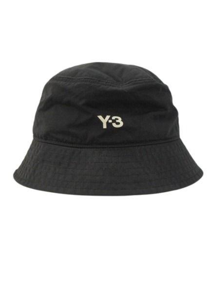 中古】ワイスリー Y-3 ストライプ バケットハット STRP B HAT ブラック