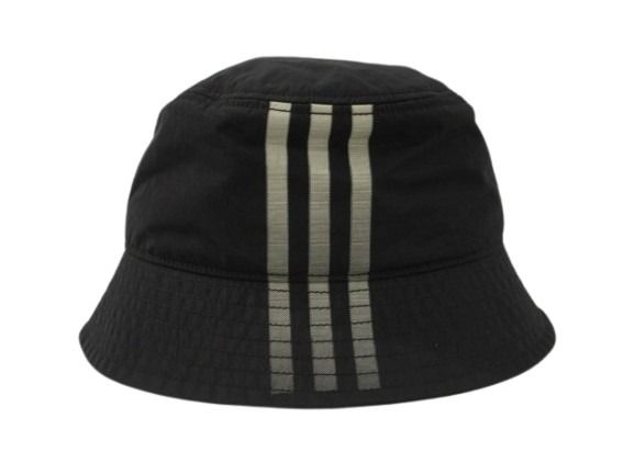 中古】ワイスリー Y-3 ストライプ バケットハット STRP B HAT ブラック
