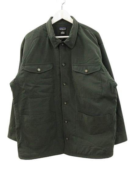 【中古】パタゴニア Patagonia 90s ワークレンジコート Work Range Coat カーボン モキ柄 M ヴィンテージ