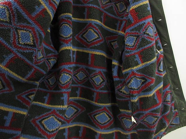 【中古】パタゴニア Patagonia 90s ワークレンジコート Work Range Coat カーボン モキ柄 M ヴィンテージ_4