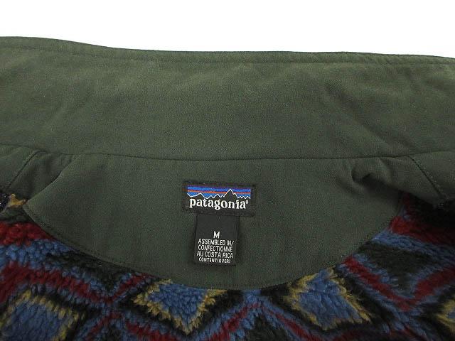 【中古】パタゴニア Patagonia 90s ワークレンジコート Work Range Coat カーボン モキ柄 M ヴィンテージ_5
