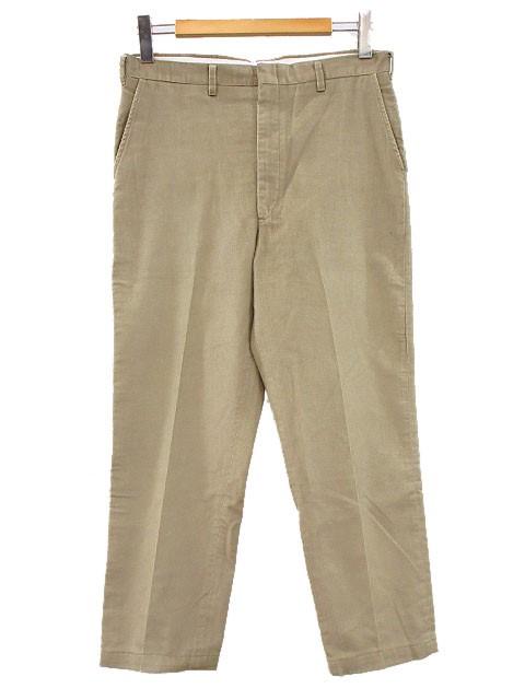 【中古】リー LEE リージャーズ Leesures 60s コーデュロイパンツ スラックス USA製 ヴィンテージ ベージュ メンズ