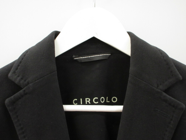 【中古】チルコロ1901 CIRCOLO1901 セットアップ ジャケット パンツ 50 ブラック 黒 スーツ スウェット メンズ_5
