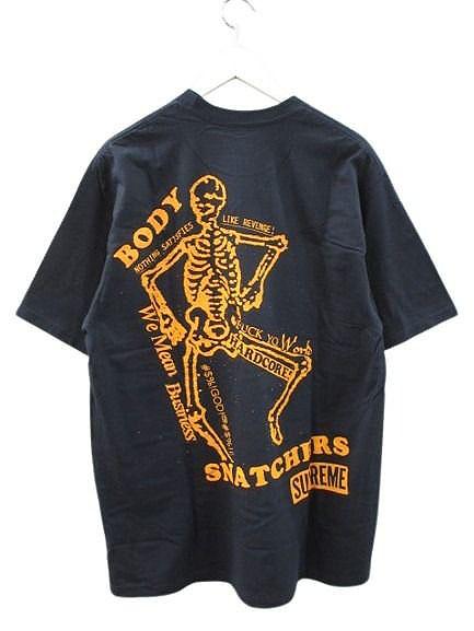 【中古】シュプリーム SUPREME Body Snatchers T-Shirt  半袖 プリント Tシャツ L ネイビー カットソー トップス_1