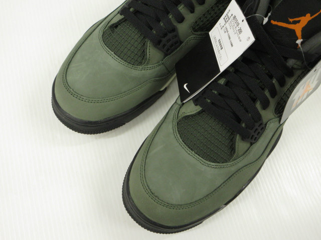 【中古】未使用 ナイキ NIKE スニーカー UNDEFEATED Air Jordan 4 Retro Deep Green スニーカー エアジョーダン 30.0_7