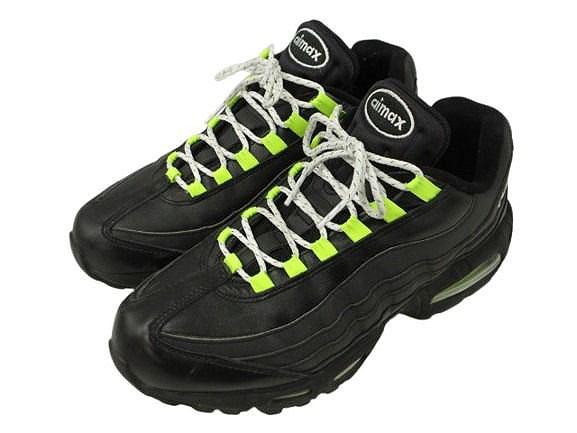【中古】ナイキ NIKE AIR MAX 95 BIG BUBBLE SE -HRJK- IM8063-010 エア マックス 95 ビッグバブル SE 原宿 26.5cm 黒