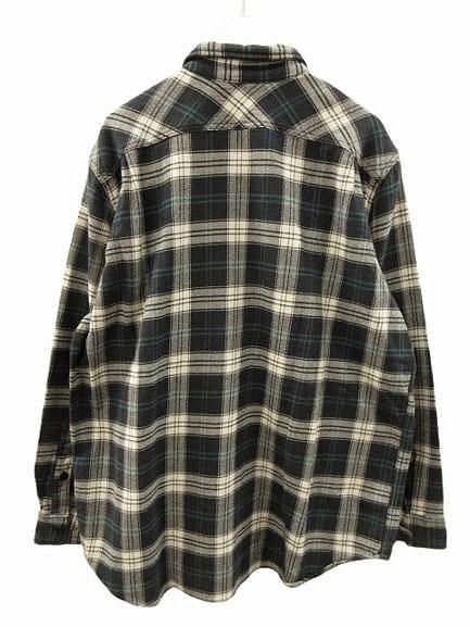 【中古】フィルソン FILSON VINTAGE FLANNEL WORK SHIRTS 11010689 ヴィンテージフランネルワークシャツ XXL ブラック_1