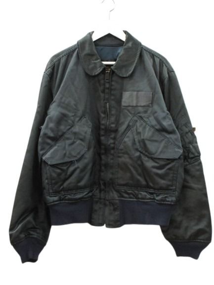 【中古】アルファ ALPHA 90s CWU 45/P 飛翔上衣 ミリタリー USA製 米国海軍 L メンズ