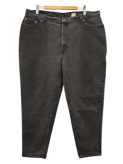 【中古】リーバイス Levi's 550 ブラックデニムパンツ ジーンズ USA製 リラックスフィット ビッグサイズ メンズ