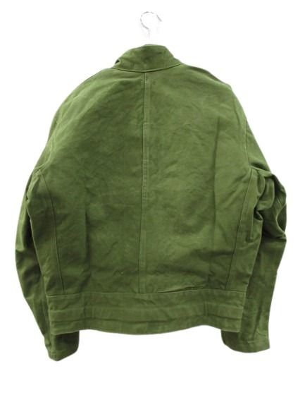 【中古】スウェーデン軍 70s モーターサイクルジャケット パイルライナー付き グリーン 3クラウン グリーン C48_1