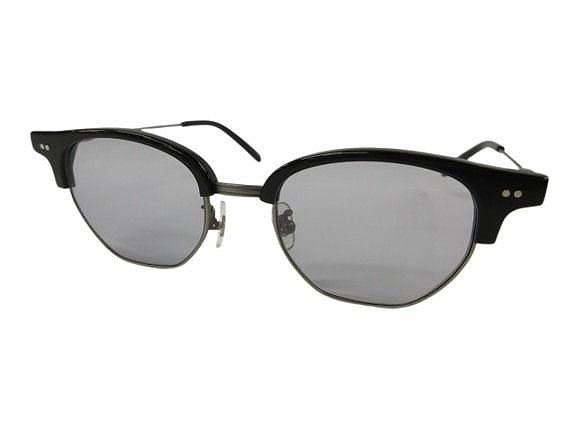 【中古】NEW. WILLEM ウィレム C-1 サングラス 48□21-145 C-1 黒 ブラック アイウェア メンズ