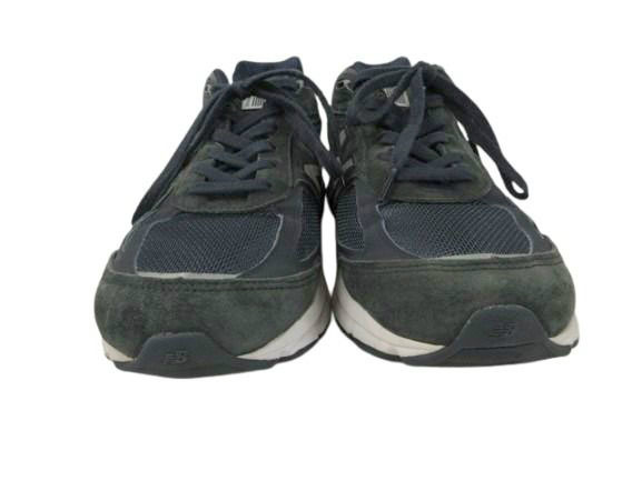 【中古】ニューバランス NEW BALANCE U990NV4 スニーカー シューズ ネイビー 紺 29cm USA スエード 靴 メンズ_1