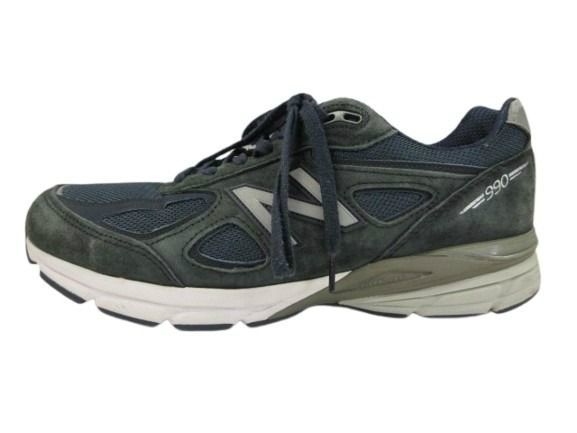 【中古】ニューバランス NEW BALANCE U990NV4 スニーカー シューズ ネイビー 紺 29cm USA スエード 靴 メンズ_3