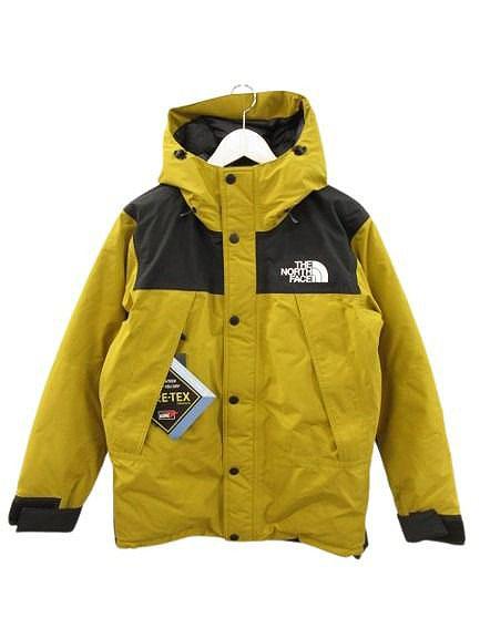 【中古】ザノースフェイス THE NORTH FACE MOUNTAIN DOWN JACKET ND92237 マウンテンダウンジャケット XS マスタード