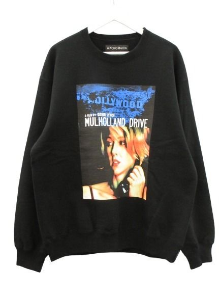 【中古】ワコマリア WACKO MARIA マルホランドドライブ スウェット 2026SS 黒 L MULHOLLAND DRIVE/HEAVY WEIGHT