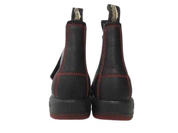 【中古】未使用品 ブランドストーン Blundstone 1316 サイドゴアブーツ 9 ブラック レッド シューズ 靴 メンズ_2